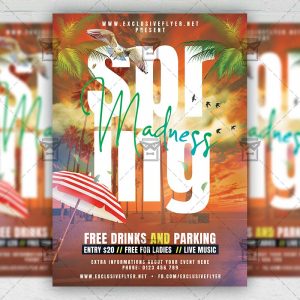 Spring Madness - Flyer PSD Template | ExclusiveFlyer