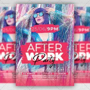 After Work Party - Flyer PSD Template | ExclusiveFlyer