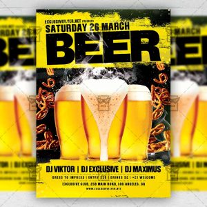 Beer Battle - Flyer PSD Template | ExclusiveFlyer