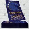 Europe Day Celebration - Flyer PSD Template | ExclusiveFlyer