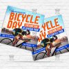 Bicycle Day - Flyer PSD Template | ExclusiveFlyer