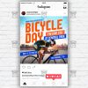 Bicycle Day - Flyer PSD Template | ExclusiveFlyer