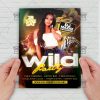 Wild Night - Flyer PSD Template | ExclusiveFlyer