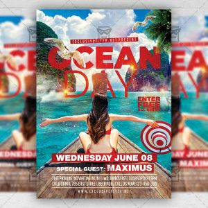 World Ocean Day - Flyer PSD Template | ExclusiveFlyer