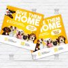 Adopt the Dog - Flyer PSD Template | ExclusiveFlyer