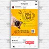 Dog Camp - Flyer PSD Template | ExclusiveFlyer