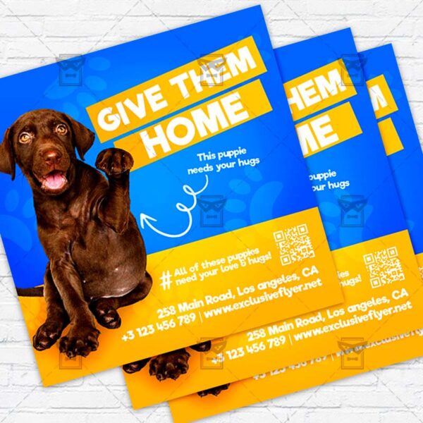 Give Them Home - Flyer PSD Template | ExclusiveFlyer