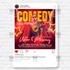 Comedy Night - Flyer PSD Template | ExclusiveFlyer