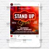 Stand Up Comedy - Flyer PSD Template | ExclusiveFlyer