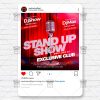 Stand Up Show - Flyer PSD Template | ExclusiveFlyer