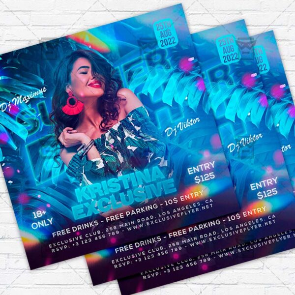 Tropical Bash - Flyer PSD Template | ExclusiveFlyer