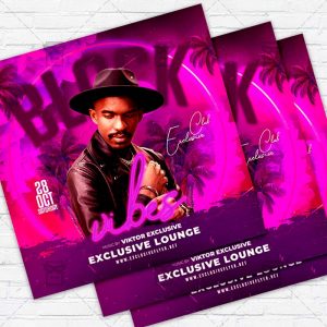 Black Vibes - Flyer PSD Template | ExclusiveFlyer