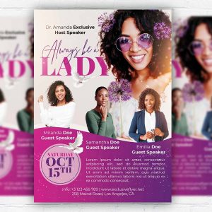 Ladies Conference - Flyer PSD Template | ExclusiveFlyer