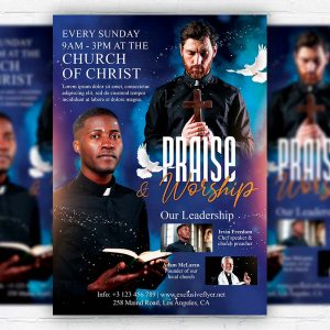 Praise and Worship - Flyer PSD Template | ExclusiveFlyer