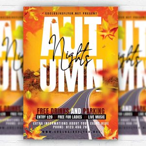 Autumn Nights - Flyer PSD Template | ExclusiveFlyer