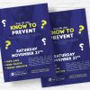 Blue November Event - Flyer PSD Template | ExclusiveFlyer