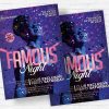 Famous Night - Flyer PSD Template | ExclusiveFlyer