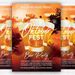 Oktoberfest 2022- Flyer PSD Template | ExclusiveFlyer