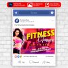 Fitness Classes Animated Flyer PSD Template