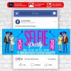 Selfie Party Animated Flyer PSD Template