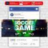 Soccer Game Animated Flyer PSD Template