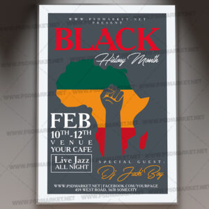 Download Black History Month Card Printable Template 1