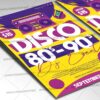 Download Disco Dj Party Card Printable Template 2