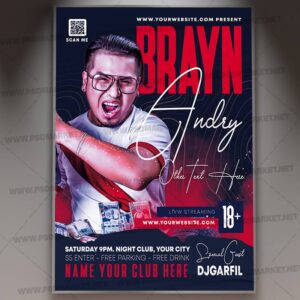 Download Dj Party Card Printable Template 1