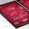 Download Love Night Party Event Card Printable Template 2