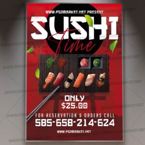 Download Sushi Card Printable Template 1