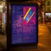 Download 80s 90s Party Card Printable Template 3