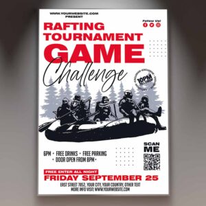 Download Rafting Tournament Card Printable Template 1