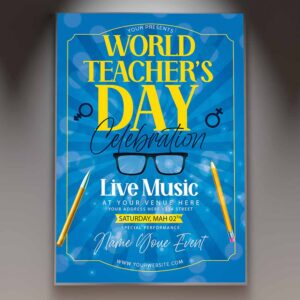 Download World Teachers Day Card Printable Template 1