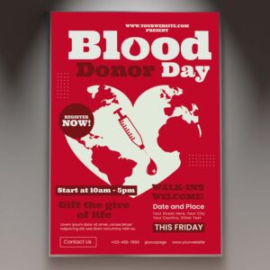 Download Blood Donor Day Card Printable Template 1