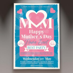 Download Happy Moms Day Card Printable Template 1