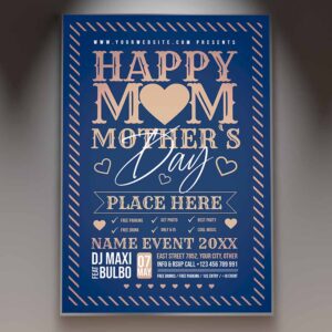 Download Happy Mothers Moms Day Card Printable Template 1