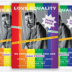Download LGBT Pride Day - Flyer PSD Template | ExclusiveFlyer
