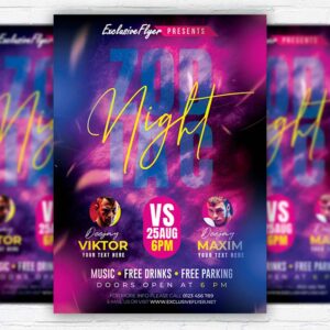 Download Zodiac Night - Flyer PSD Template | ExclusiveFlyer